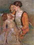 Mary Cassatt Mother and her children France oil painting artist